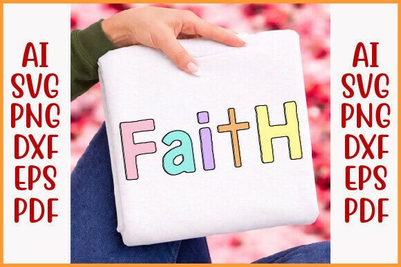 Boho Faith SVG & PNG: Retro Christian Graphics for T-Shirt Designs