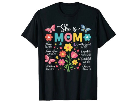 Christian Mom Mother’s Day T-Shirt: A Heartfelt Design for Lifestyle and Faith-Based Content