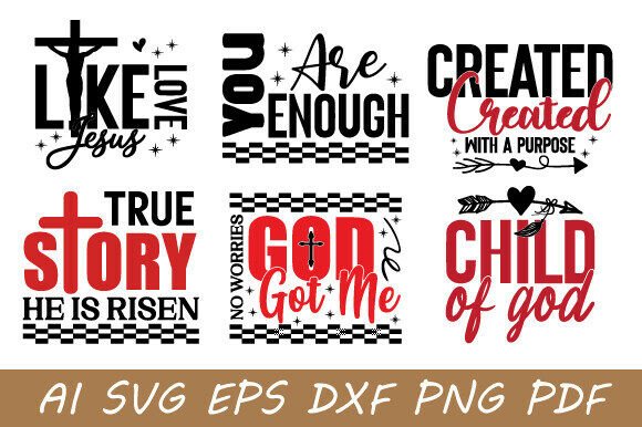 h1Christian PNG SVG Bundle Faith Quotes Graphics for T-Shirt Designs & Digital Products/h1