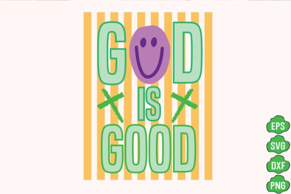 Striped God is Good PNG, Jesus SVG, Bible – A Faithful Fit for Embroidery Projects?