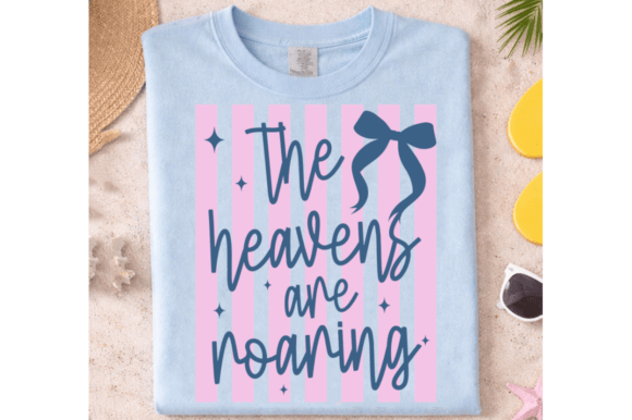 The Heavens Are Roaring SVG: A Bold Graphic for Christian T-Shirt Designs